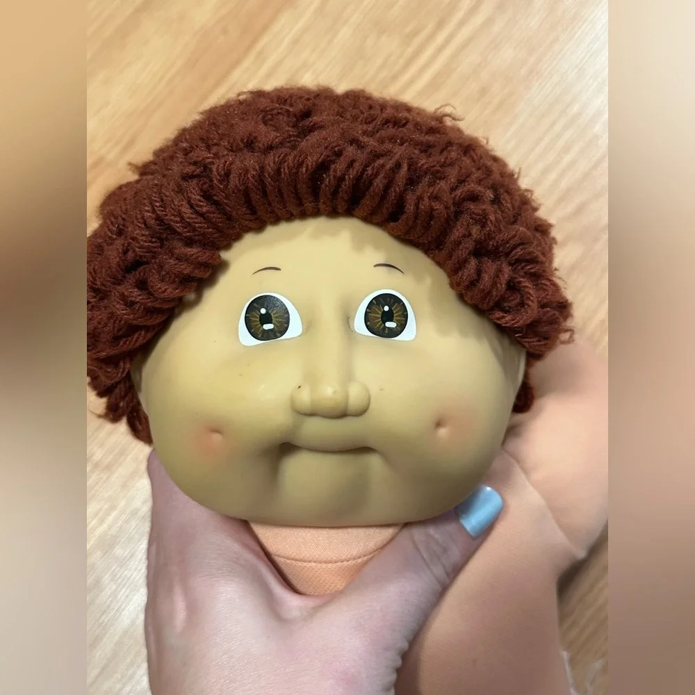VTG 1985 Cabbage Patch Kids Boy Red Loop Hair Brown Eyes 2 Dimples HM 2